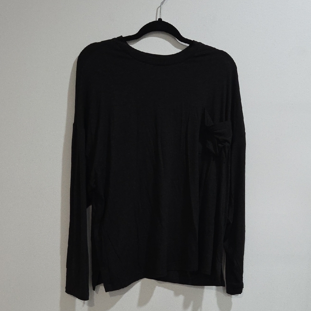 Torrid Black Long Sleeves Basic Top Sz 1X New With Tags